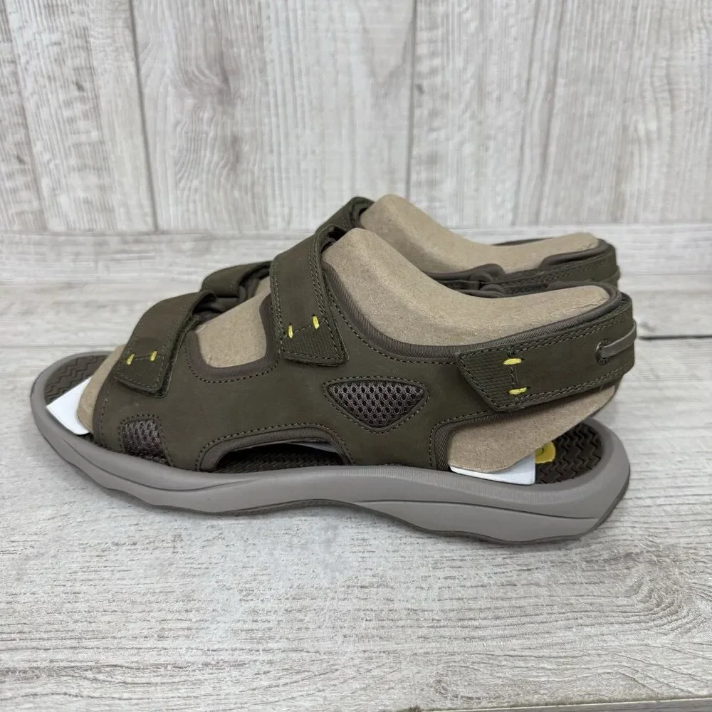 Sperry Deltona Men's Size 10 Strap Sandal Olive MM-322 Beach Travel Comfort New